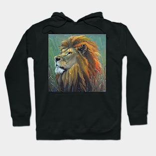 Head of a big strong lion Hoodie